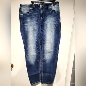 (169) NWOT MISS ME LOW-RISE ANKLE SKINNY JEANS - 29 X 27